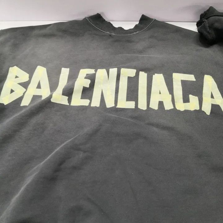 Balenciaga Balenciaga SS24 Logo Print Long Sleeve Sweatshirt 0079-2507 Size US S / EU 44-46 / 1 - 8 Thumbnail