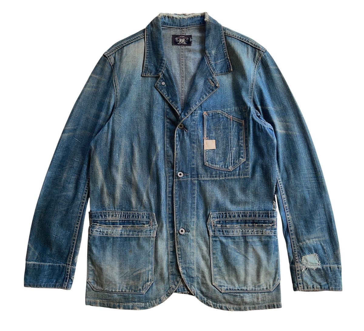 RRL Ralph Lauren RRL Denim Chore Jacket USA Size US L / EU 52-54 / 3 - 2 Thumbnail