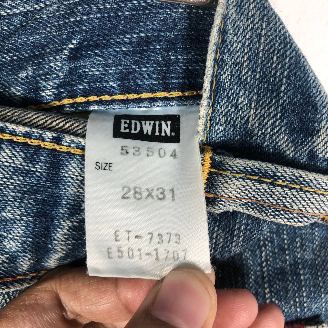 Edwin Vintage Edwin 504 Denim Jean Size US 28 / EU 44 - 8 Thumbnail