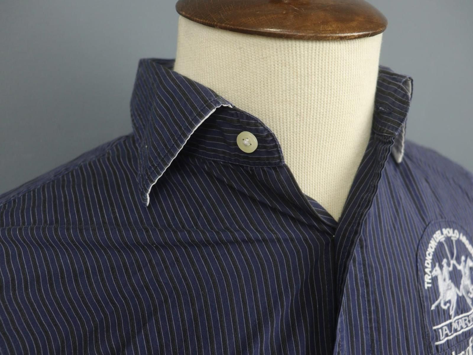 La Martina LA MARTINA Multicolor Striped Cotton Collared Shirt Size M Size US M / EU 48-50 / 2 - 8 Thumbnail