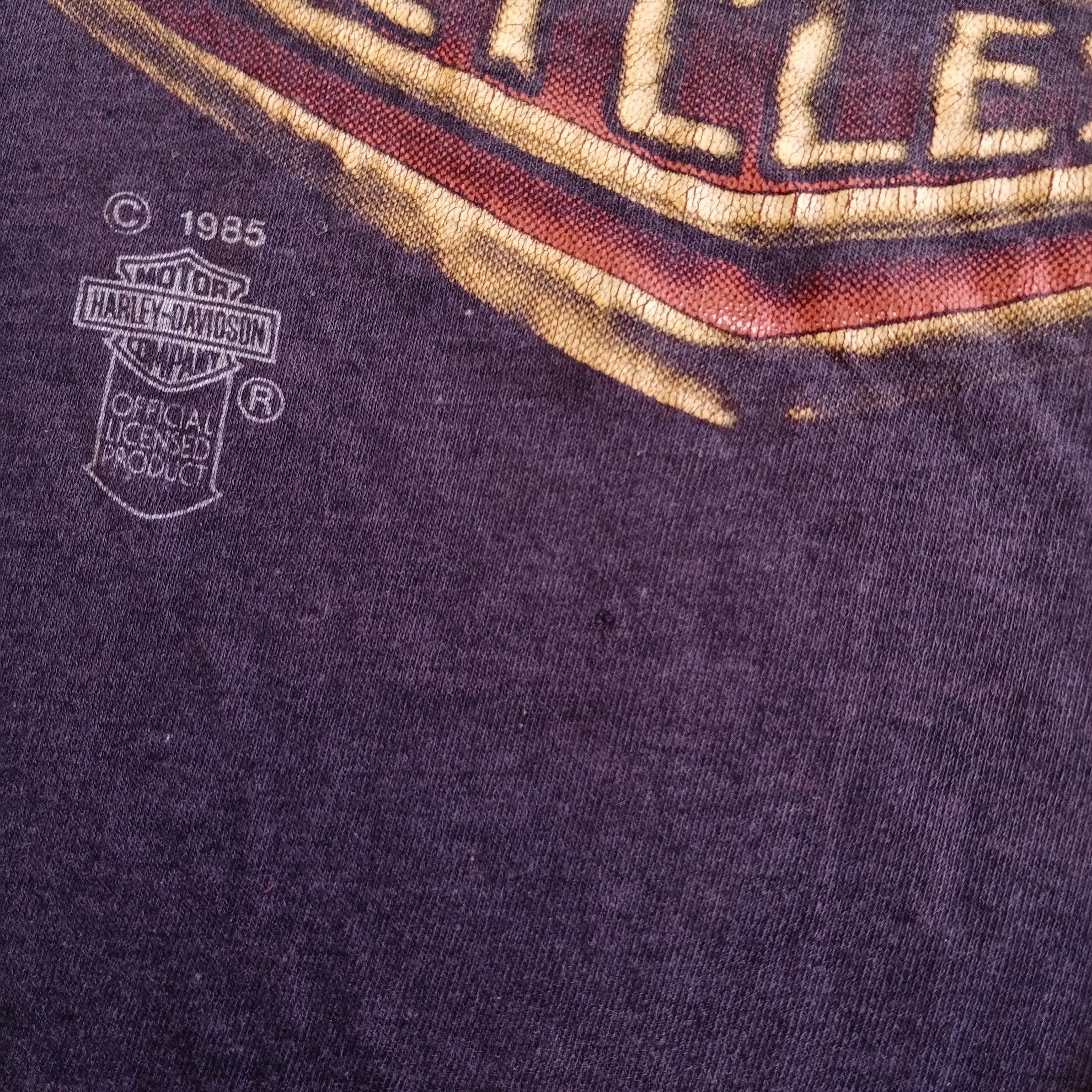 Harley Davidson Vintage 80s 1985 harley davidson 3D emblem made in USA Size US L / EU 52-54 / 3 - 8 Thumbnail