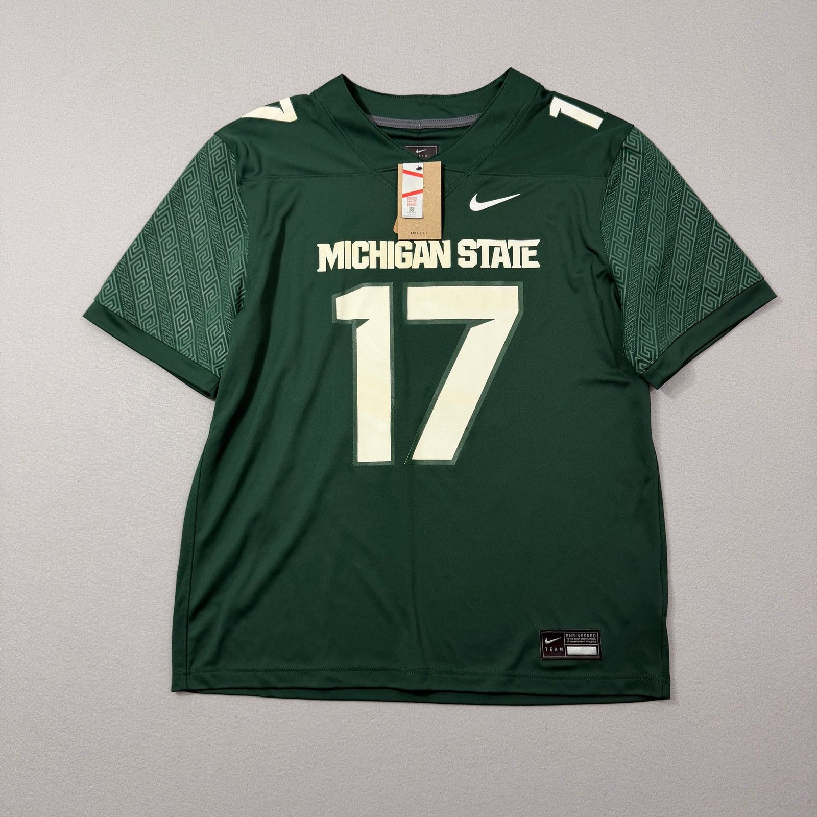 Nike Nike Michigan State Spartans Tre Mosley Jersey Large NEW Size US L / EU 52-54 / 3 - 2 Thumbnail