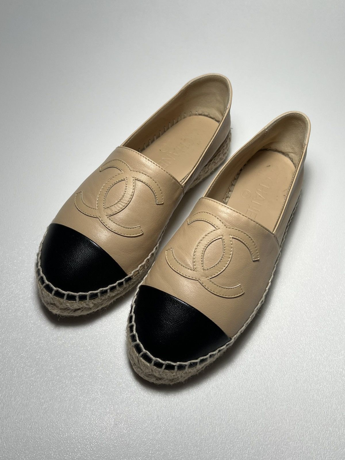 Chanel Chanel Espadrilles Beige Womens Size US 5 / IT 35 - 3 Thumbnail