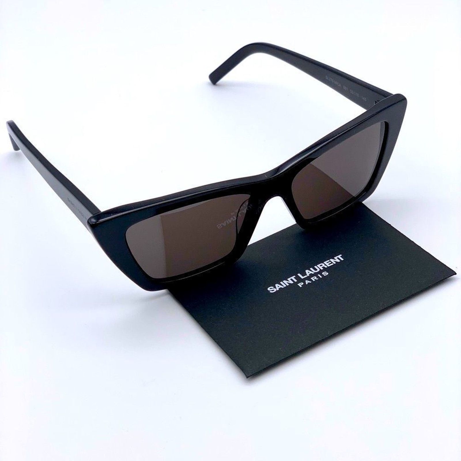 Saint Laurent Paris BRAND NWT Saint Laurent SL 276 Mica Black/Grey Sunglasses Size ONE SIZE - 2 Thumbnail