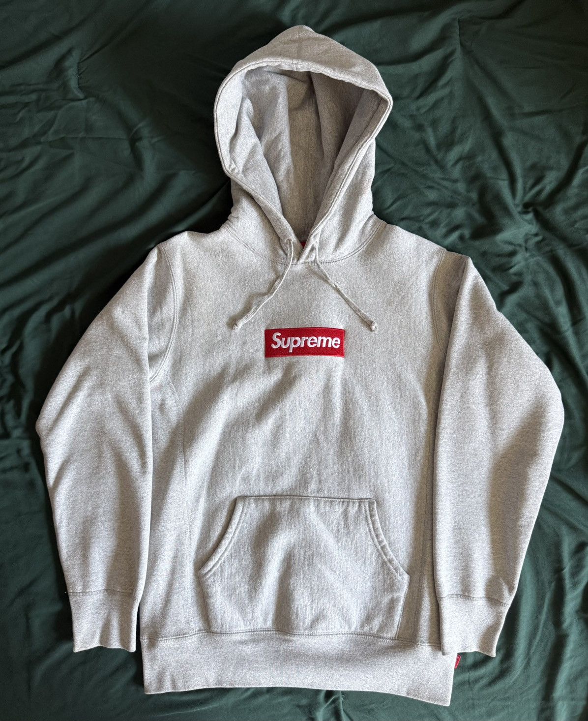 Supreme Supreme Box Logo Hoodie (FW16) Heather Grey Sz M *WORN 1X* Size US M / EU 48-50 / 2 - 1 Thumbnail