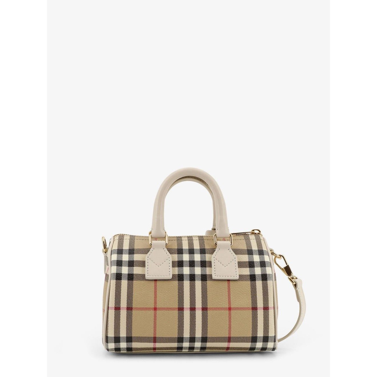 Burberry BURBERRY Bowling Mini White Top Handle Bag New Size ONE SIZE - 2 Thumbnail