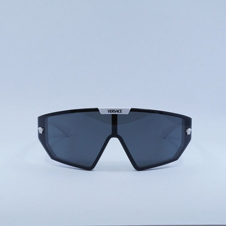 Versace Versace VE4461 314/87 Sunglasses White Shield Frame Size ONE SIZE - 3 Thumbnail