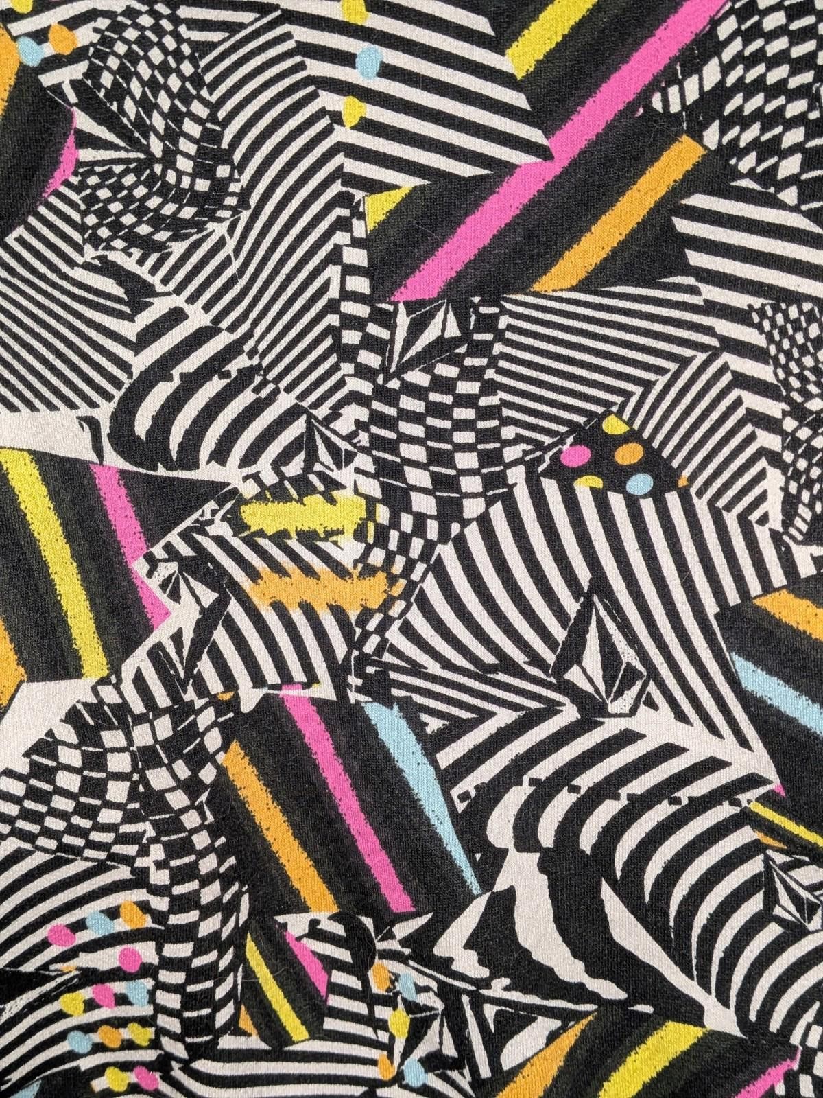 Volcom VTG Y2K Volcom Neon Trippy Geometric Zip Up Skater Hoodie XS Size XS / US 0-2 / IT 36-38 - 5 Thumbnail