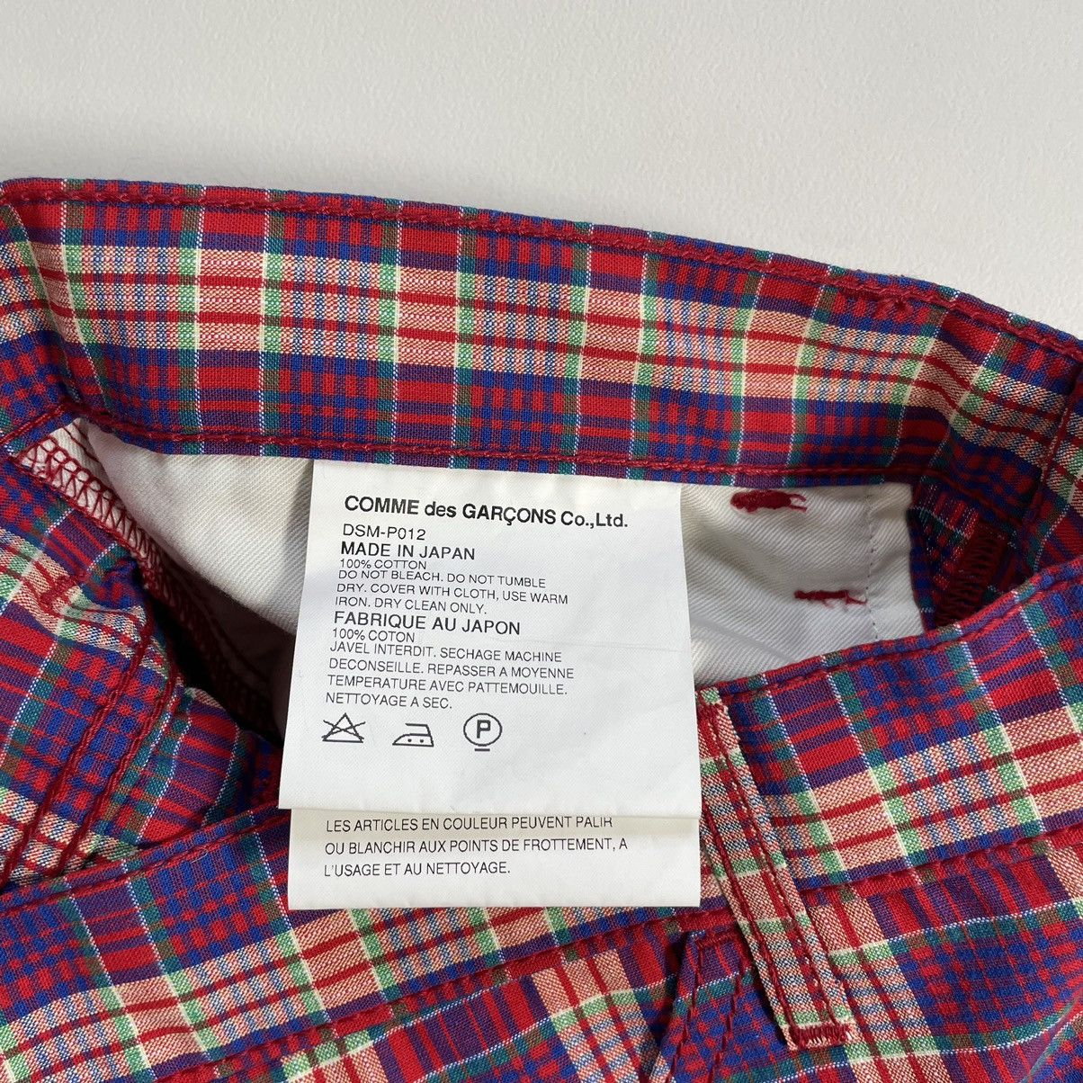 Comme des Garcons S/S 05 Punk Madras Check Flared Pants Size US 32 / EU 48 - 6 Thumbnail