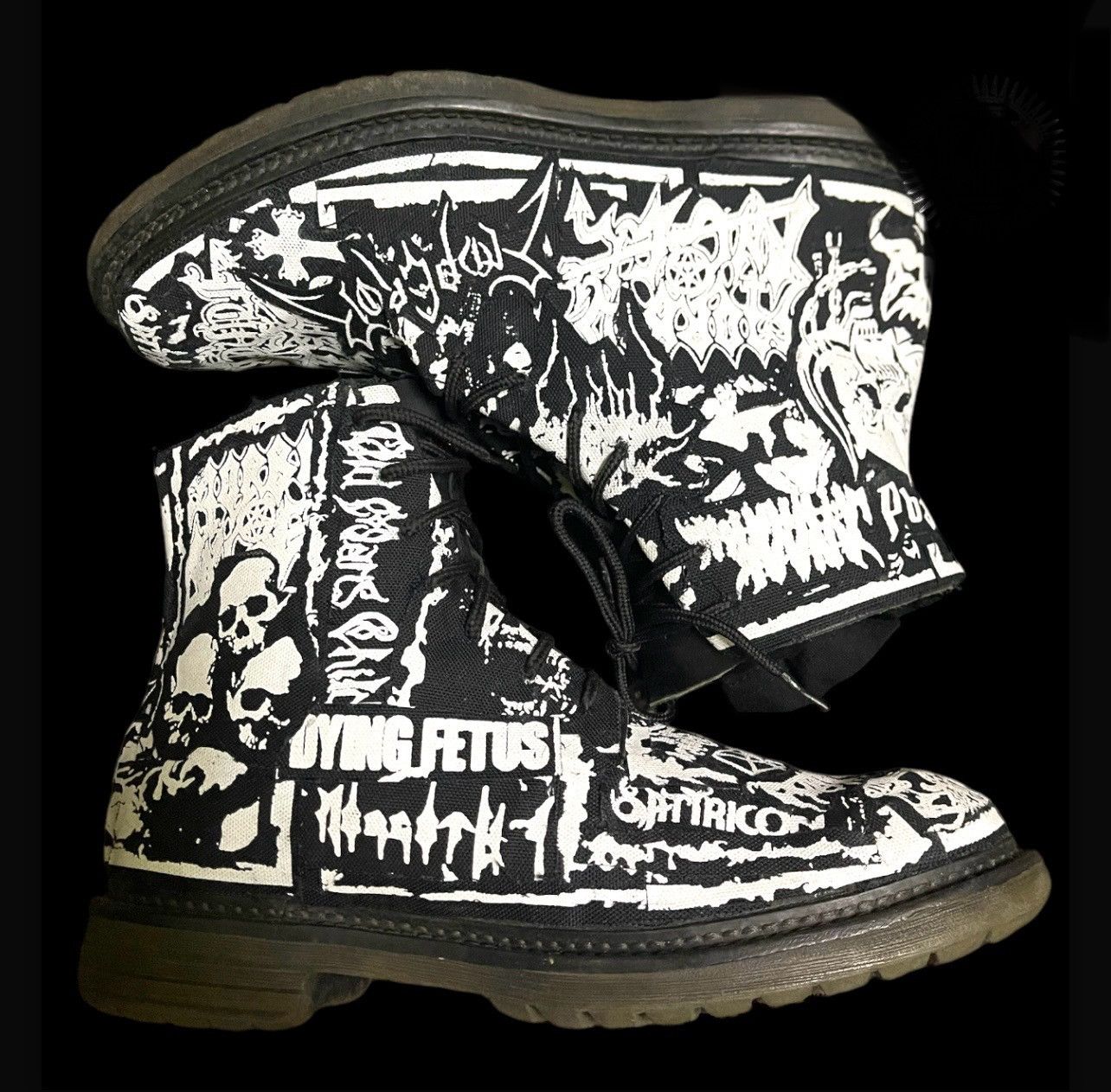 Designer × Other Custom Made Heavy Metal Boots Size US 8 / EU 41 - 10 Thumbnail