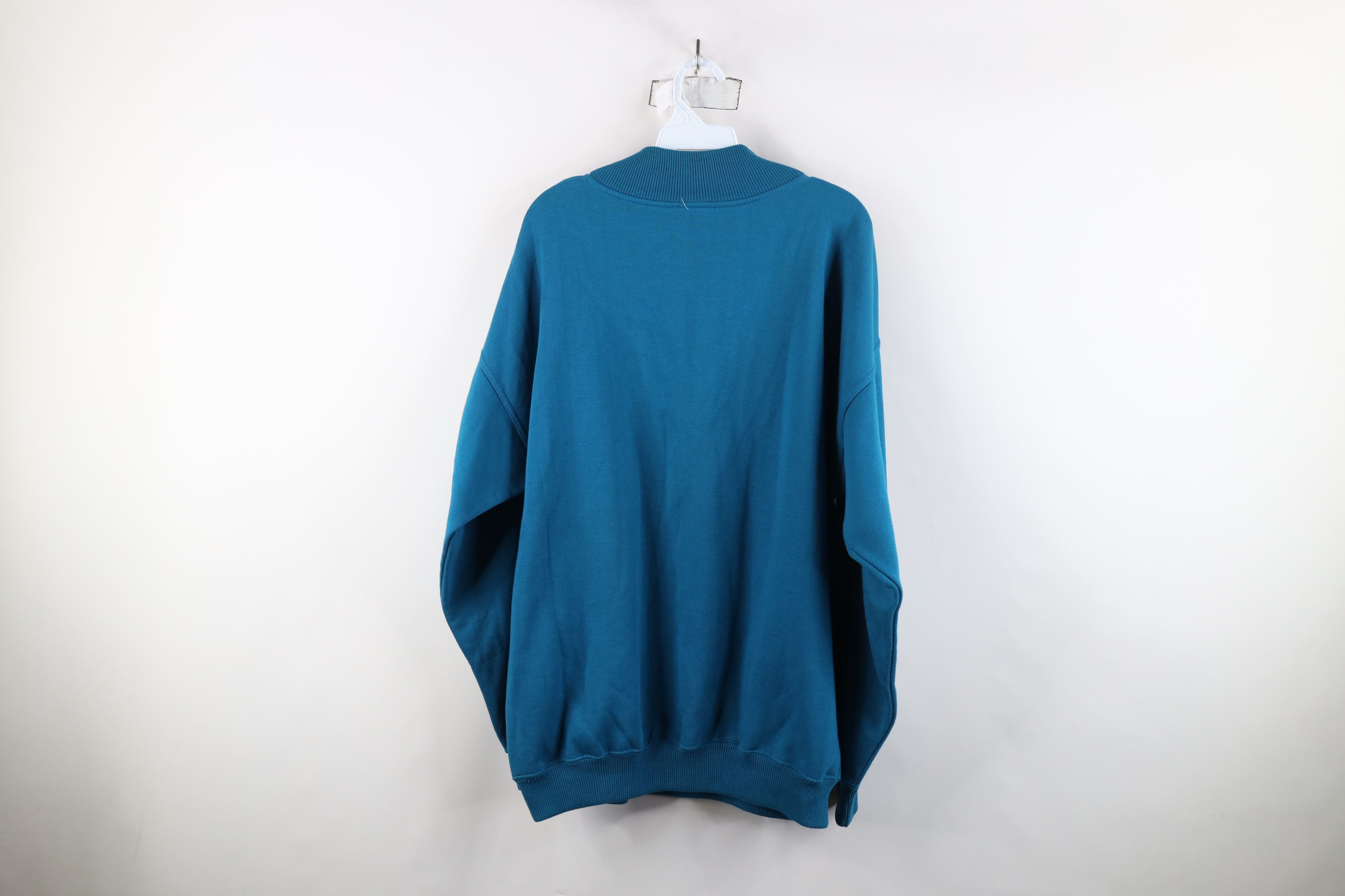 Vintage Vintage 90s Streetwear Fit Half Zip Pullover Sweatshirt Size US L / EU 52-54 / 3 - 13 Thumbnail