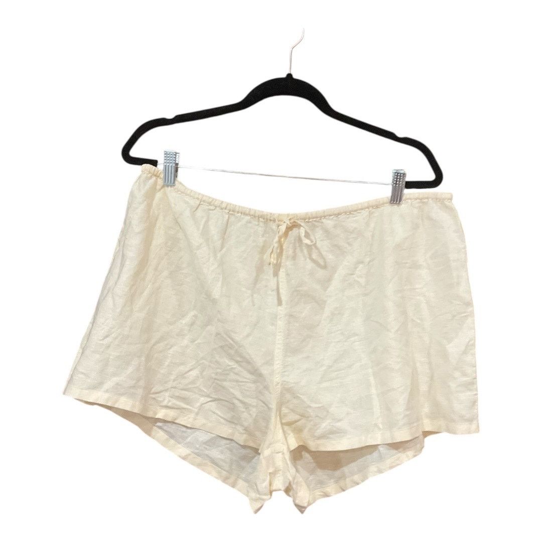 J.Crew J. Crew Pajama Shorts Women XL Yellow Linen Cotton NWOT Size 40" / US 18 - 1 Thumbnail