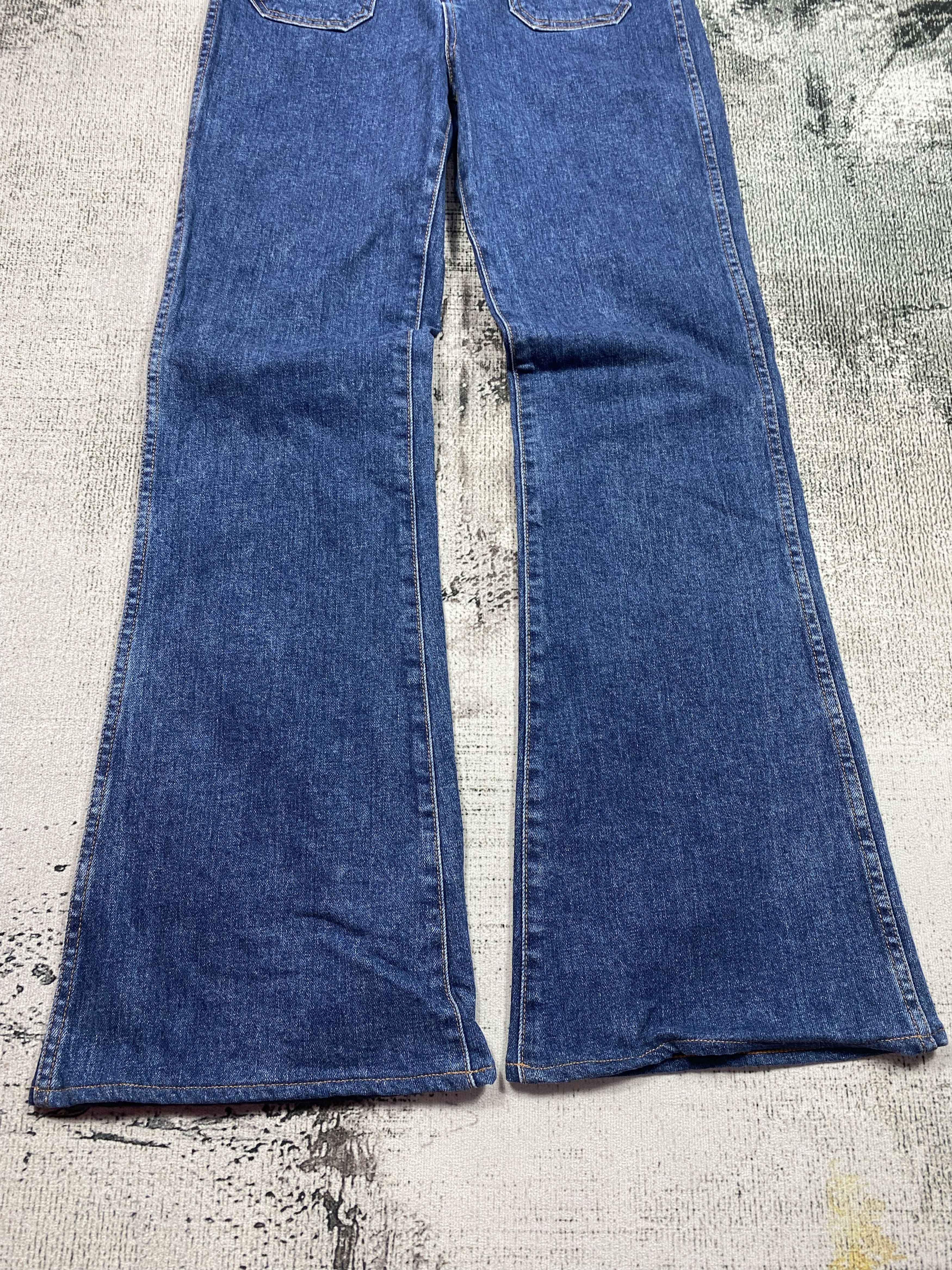 Big John SICKS💥Flare Bell Bottoms Jeans Vintage Big John Size US 27 - 4 Thumbnail