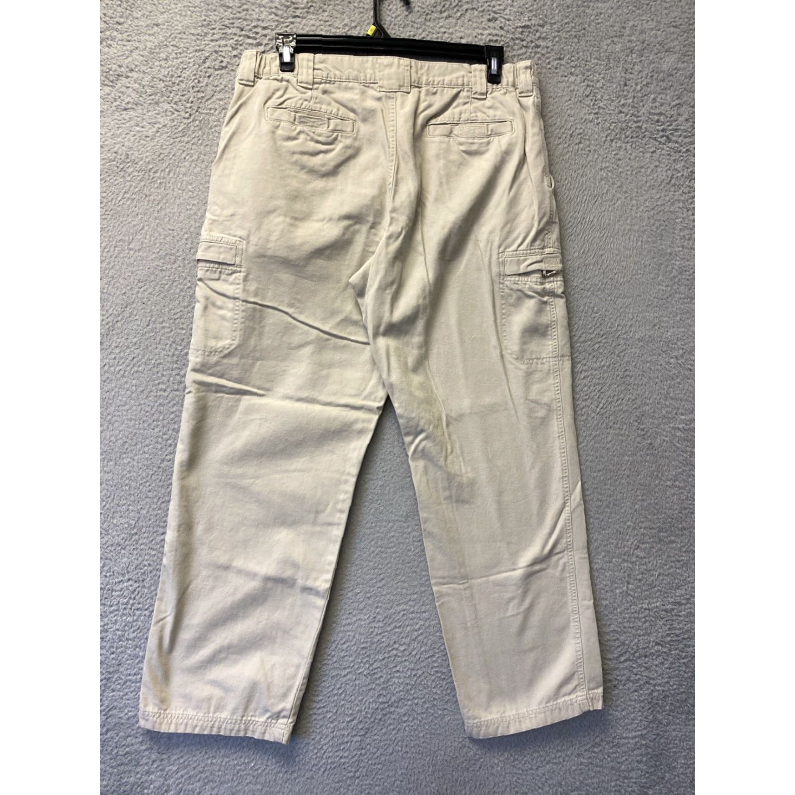 Vintage VINTAGE L.L. Bean Men's Cargo Pants Size 38 Beige Canvas Casual Outdoor 90s Nature Size US 38 / EU 54 - 7 Thumbnail