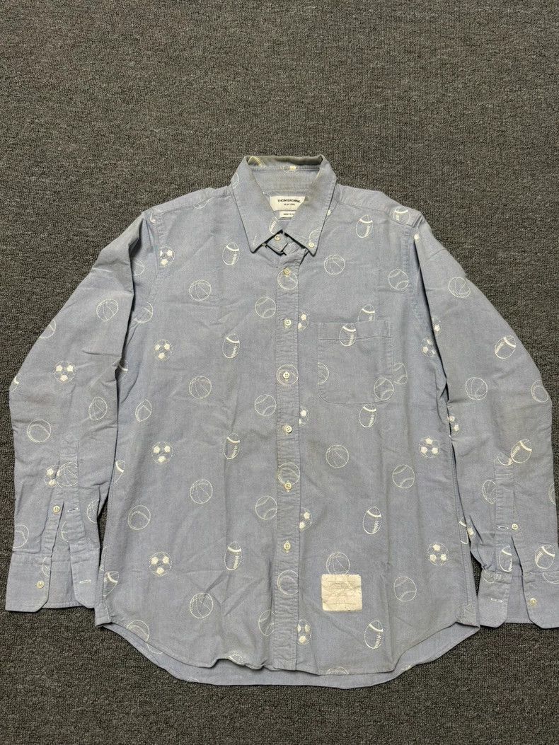 Thom Browne Thom Browne Oxford Spink Shirts Size US L / EU 52-54 / 3 - 1 Thumbnail