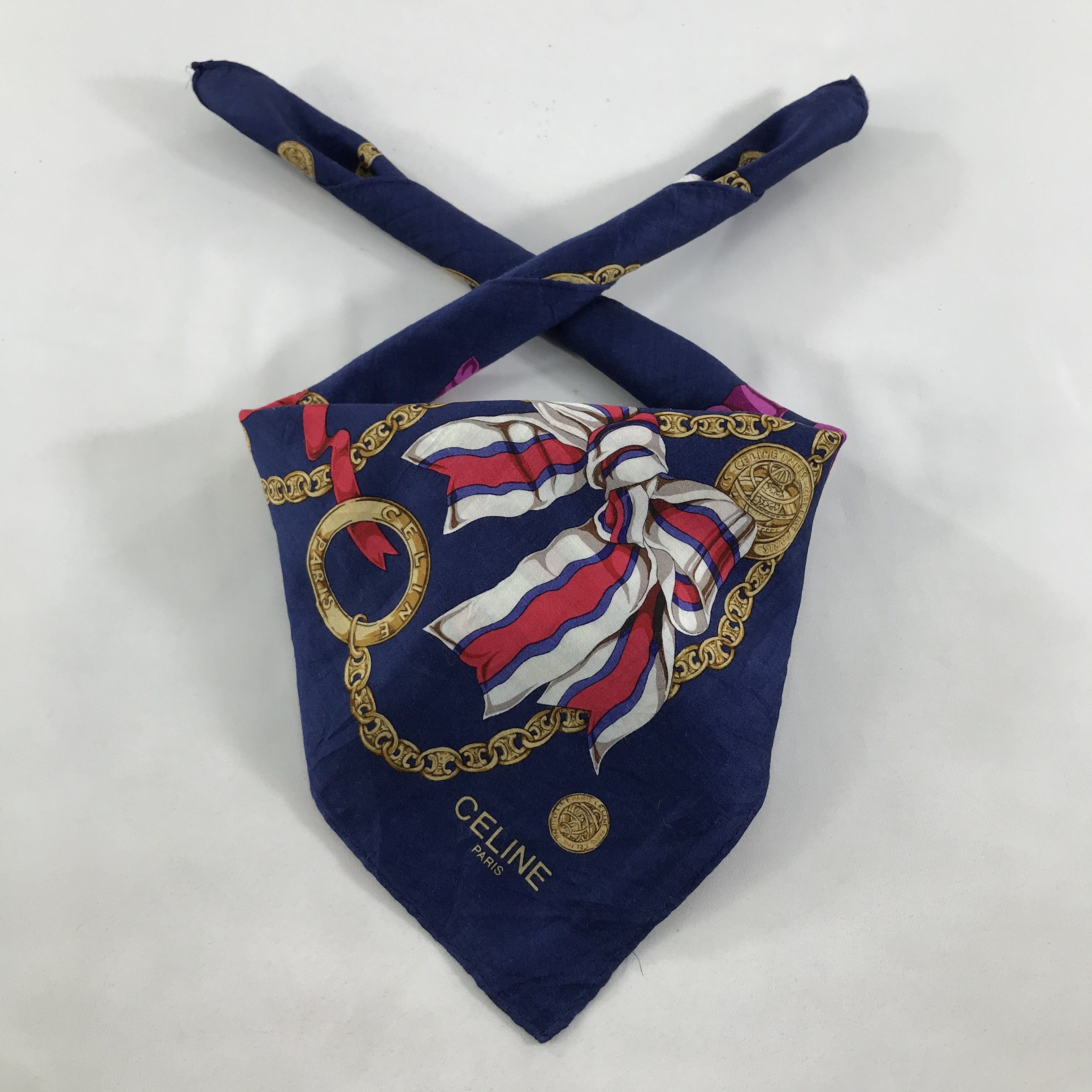 Celine Celine Bandana / Handkerchief / Neckerchief - S1204 Size ONE SIZE - 3 Thumbnail