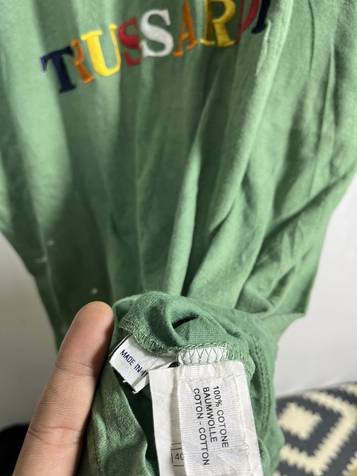 Trussardi × Vintage Vintage Trussardi Size US L / EU 52-54 / 3 - 5 Thumbnail