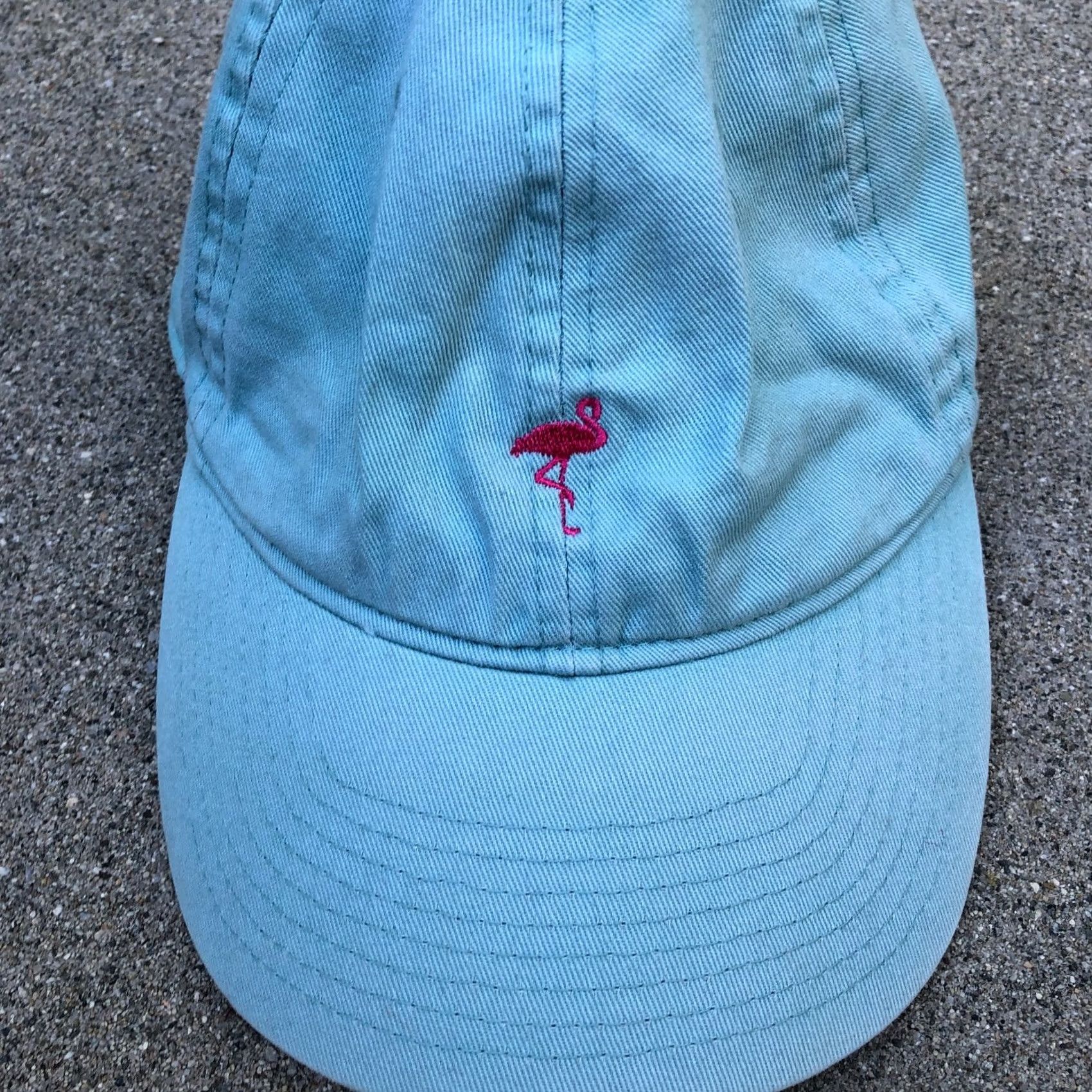 Vintage VTG San Diego Zoo Flamingo Baseball Hat Unisex Adult Dad Cap Blue Hat Size ONE SIZE - 2 Thumbnail