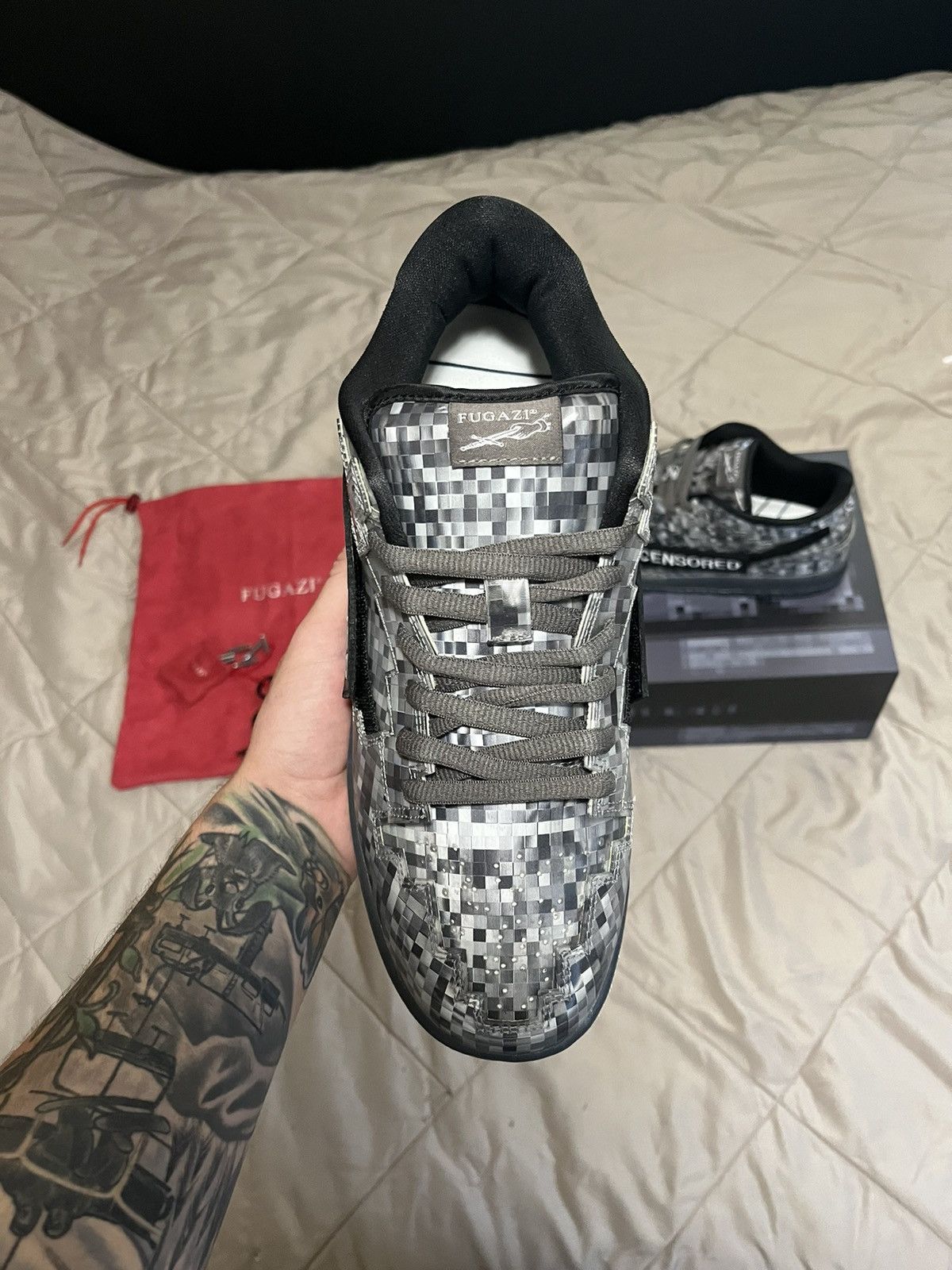 Fugazi Fugazi Censored Dunk Low Size 11 New Size US 11 / EU 44 - 3 Thumbnail