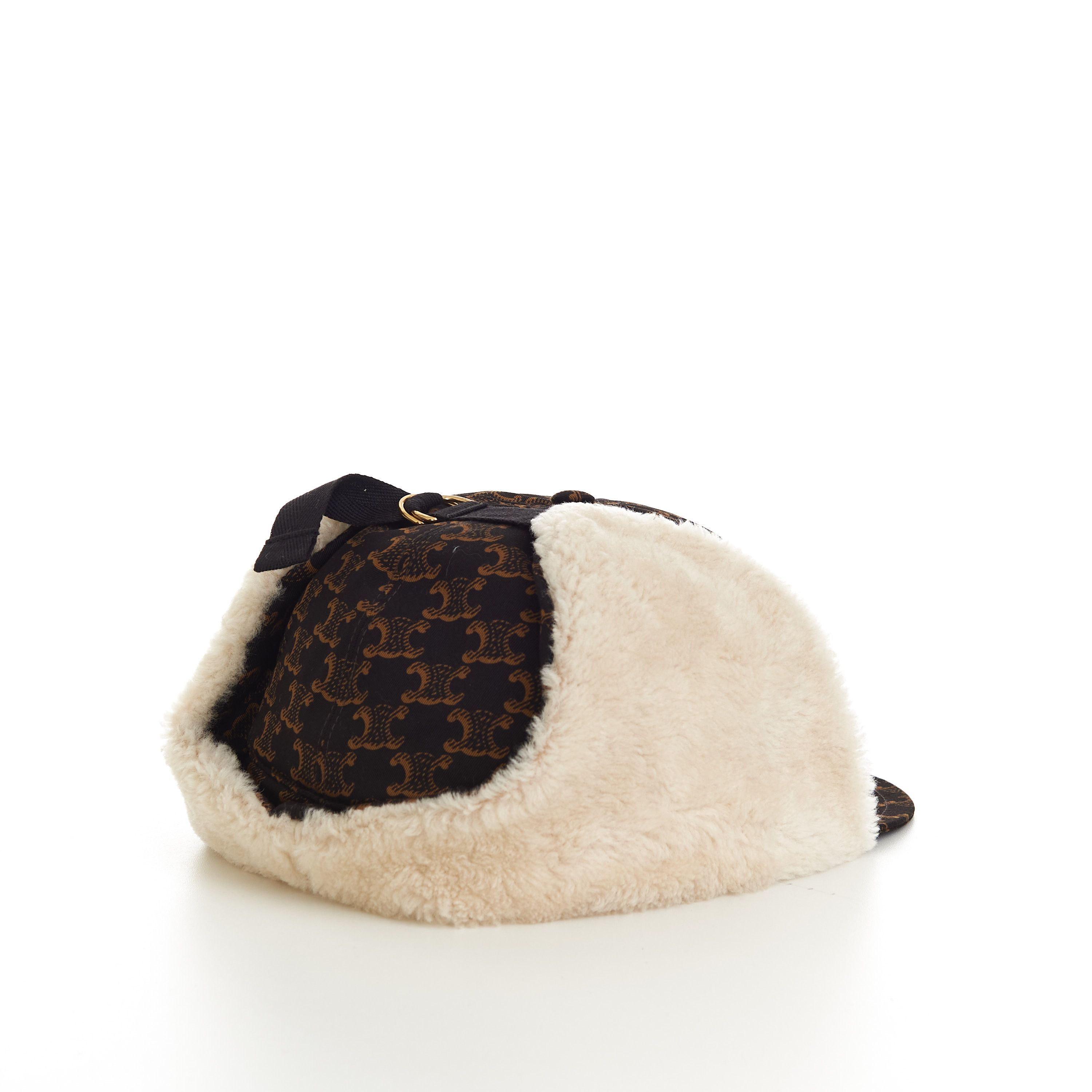 Celine Triomphe Chapka Hat In Monogram Cotton Size S Size ONE SIZE - 6 Thumbnail