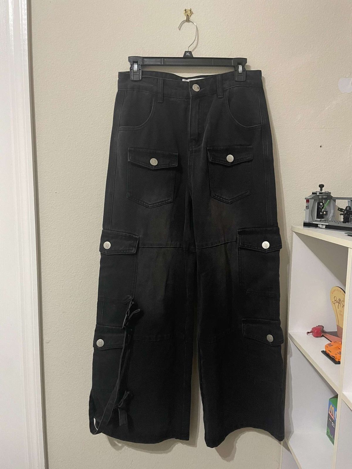 image of Baggy Skater Jeans in Black, Men's (Size 30)