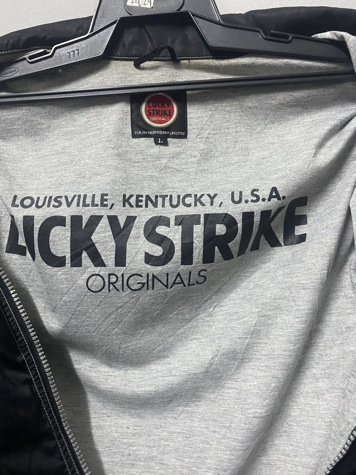 Vintage Lucky Strike Bomber jacket Size US XL / EU 56 / 4 - 2 Thumbnail