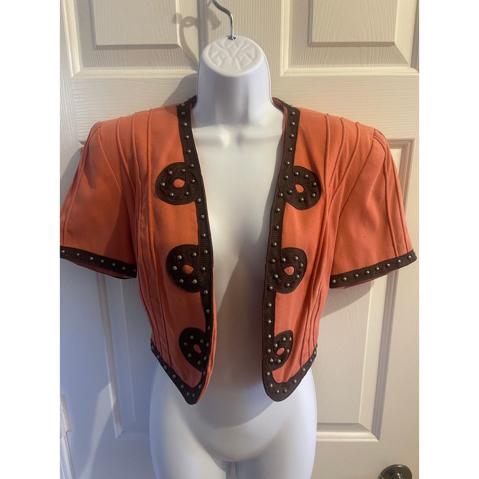 Double D Ranch DOUBLE D RANCHWEAR Studded Bolero Jacket Size XS Size XS / US 0-2 / IT 36-38 - 1 Thumbnail