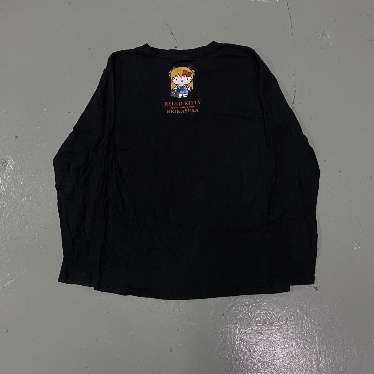 Anime × Cartoon Network × Vintage Vintage Y2K Neon Genesis Evangelion x Hello Kitty Tee Manga Size US M / EU 48-50 / 2 - 3 Thumbnail