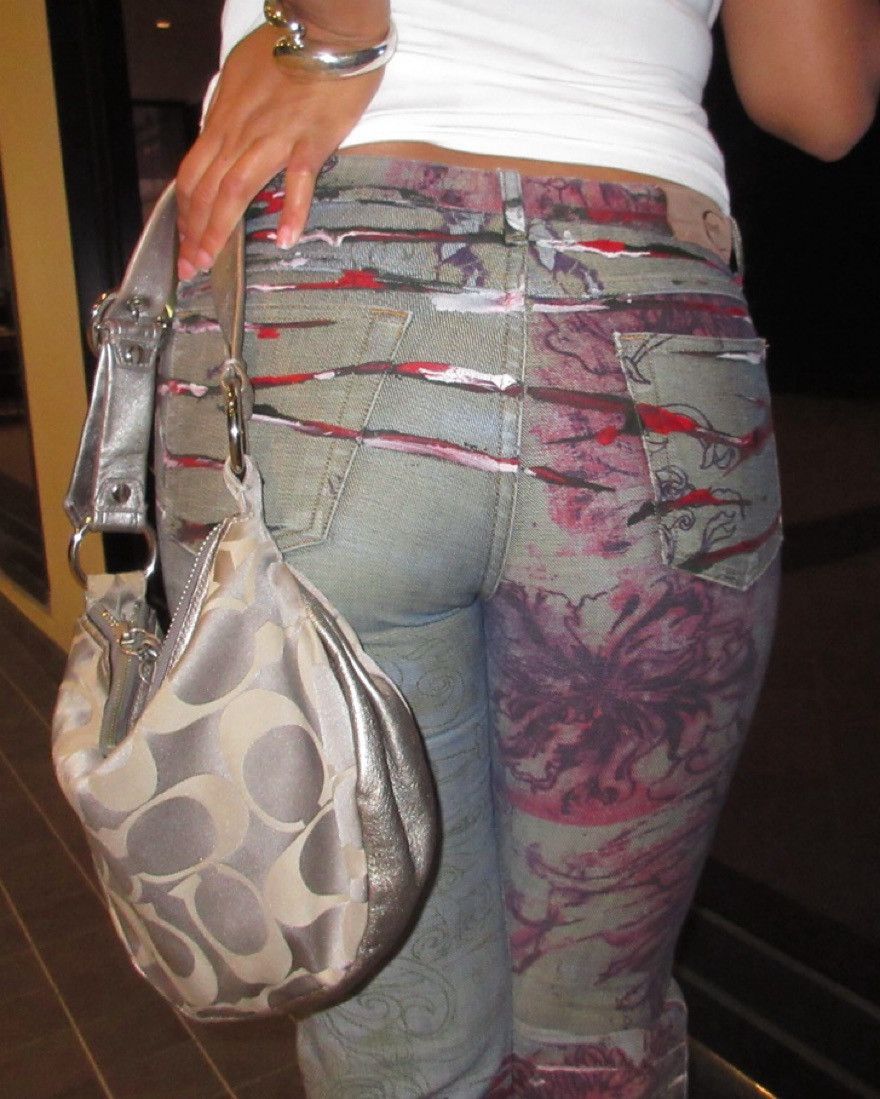 Roberto Cavalli Roberto Cavalli 2000’s Flared Floral Slashed Tattoo Jeans Size 28" / US 6 / IT 42 - 4 Thumbnail