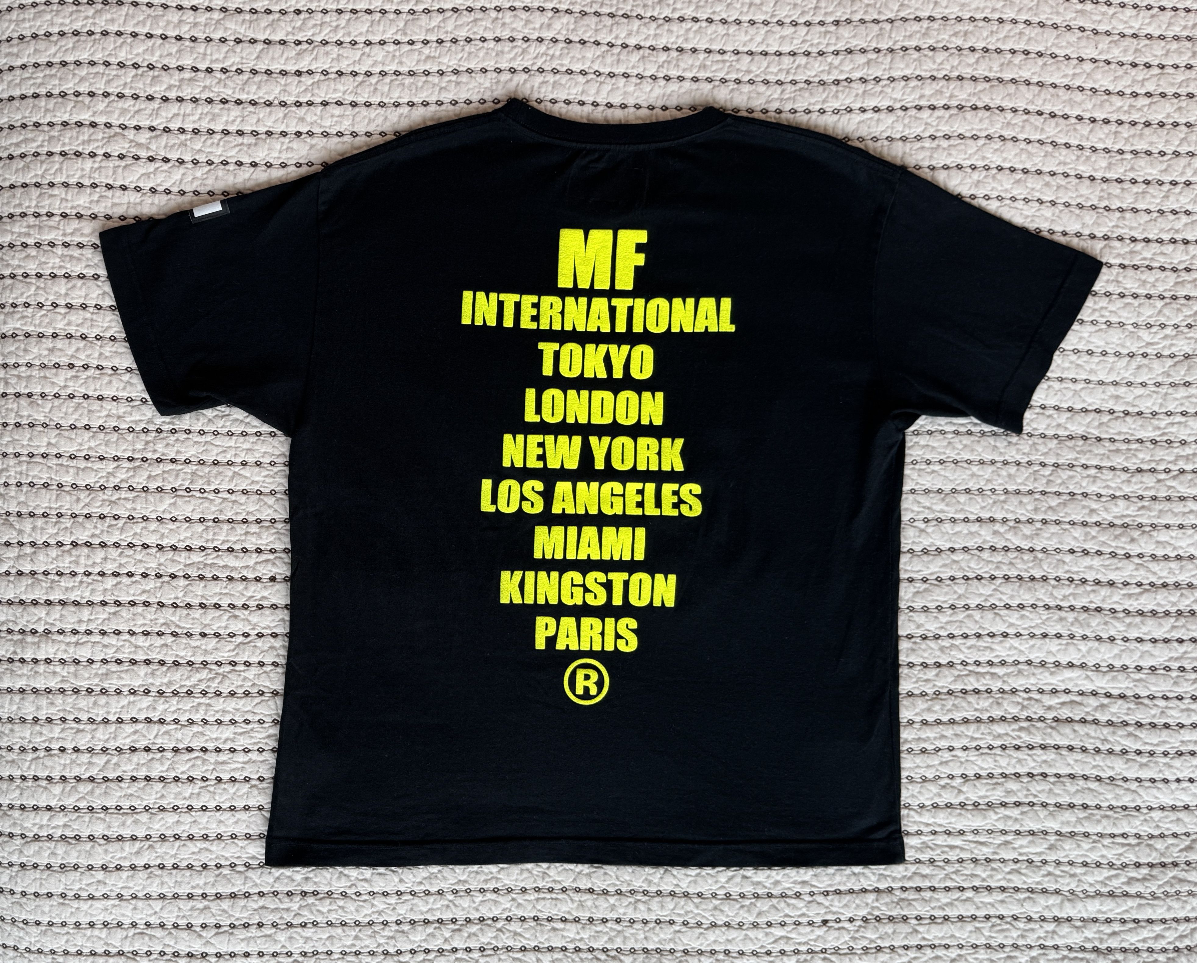 Japanese Brand MAJOR FORCE LOGO T-SHIRT MF INTERNATIONAL BLACK YELLOW MED Size US M / EU 48-50 / 2 - 2 Thumbnail