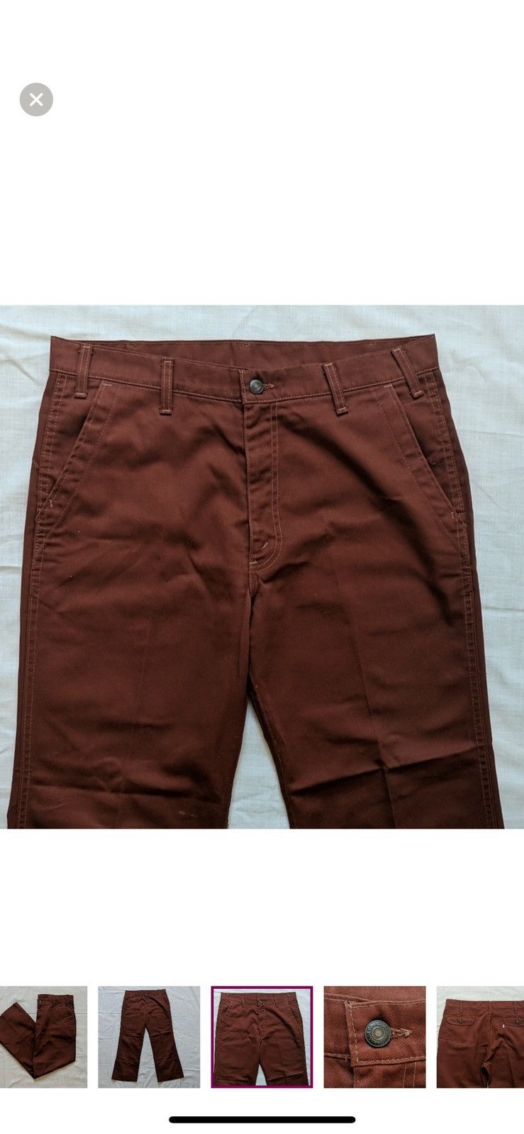 Levi's Vintage Clothing Vintage 70s Levi’s Flared trousers Size US 36 / EU 52 - 3 Thumbnail