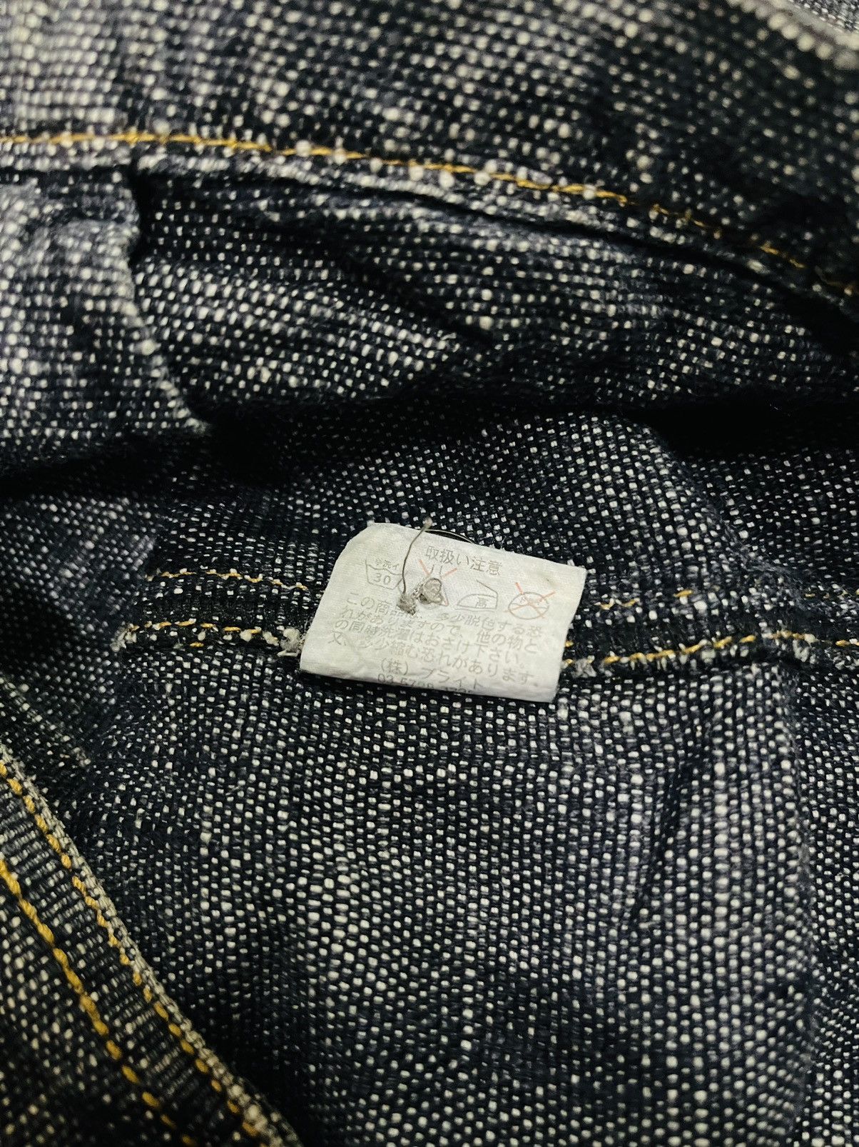 Japanese Brand Slick Double Brested Denim Jacket (11) Size US M / EU 48-50 / 2 - 5 Thumbnail