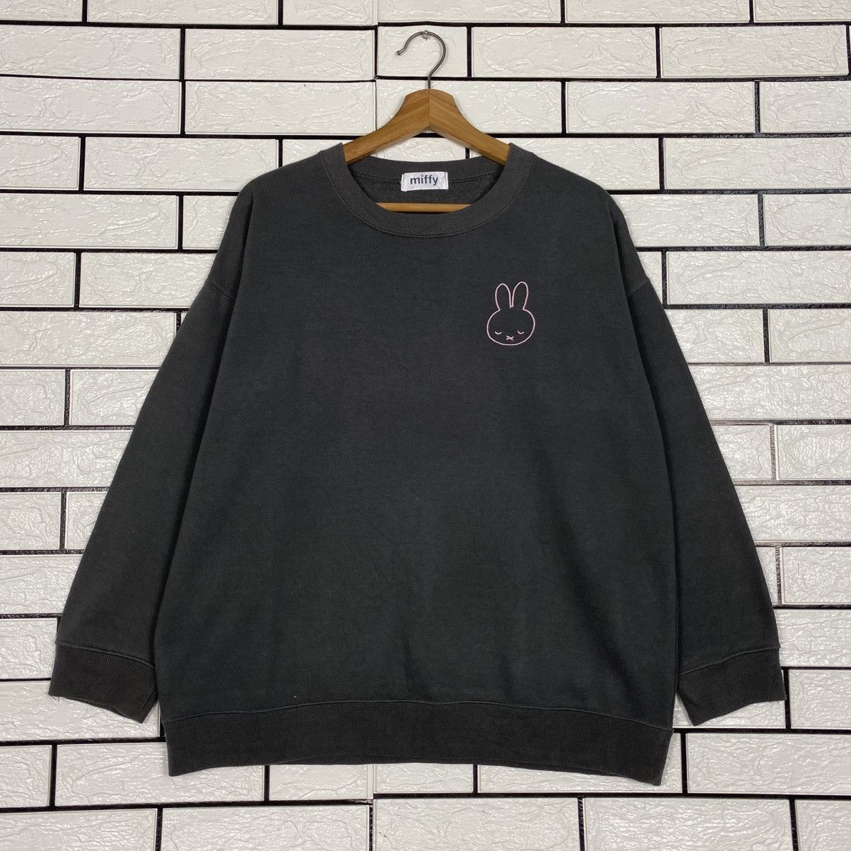 Japanese Brand 📌Vintage Sweatshirt Miffy Big Logo Size US L / EU 52-54 / 3 - 2 Thumbnail