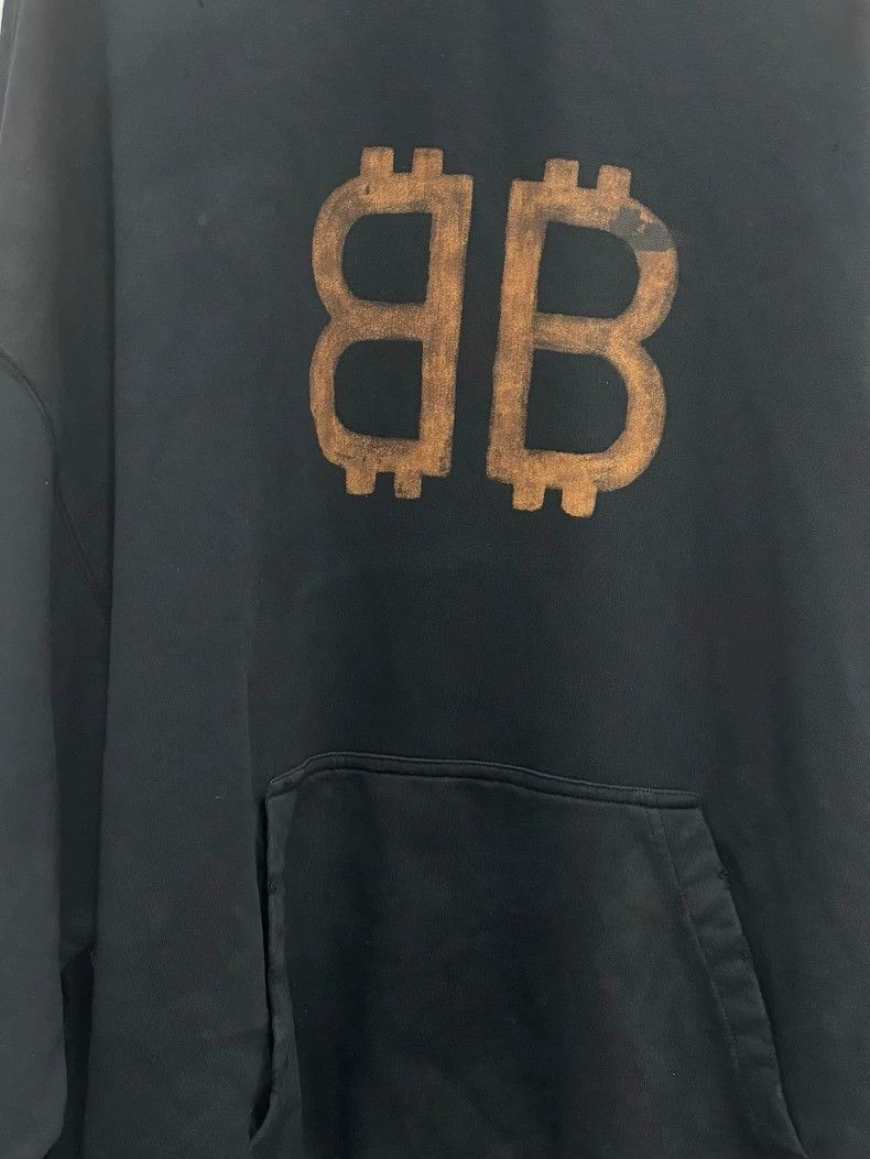 Balenciaga Balenciaga 23 FW Mud Dye Bitcoin Sabotage Hoodie 2503-Nexta Size US M / EU 48-50 / 2 - 4 Thumbnail