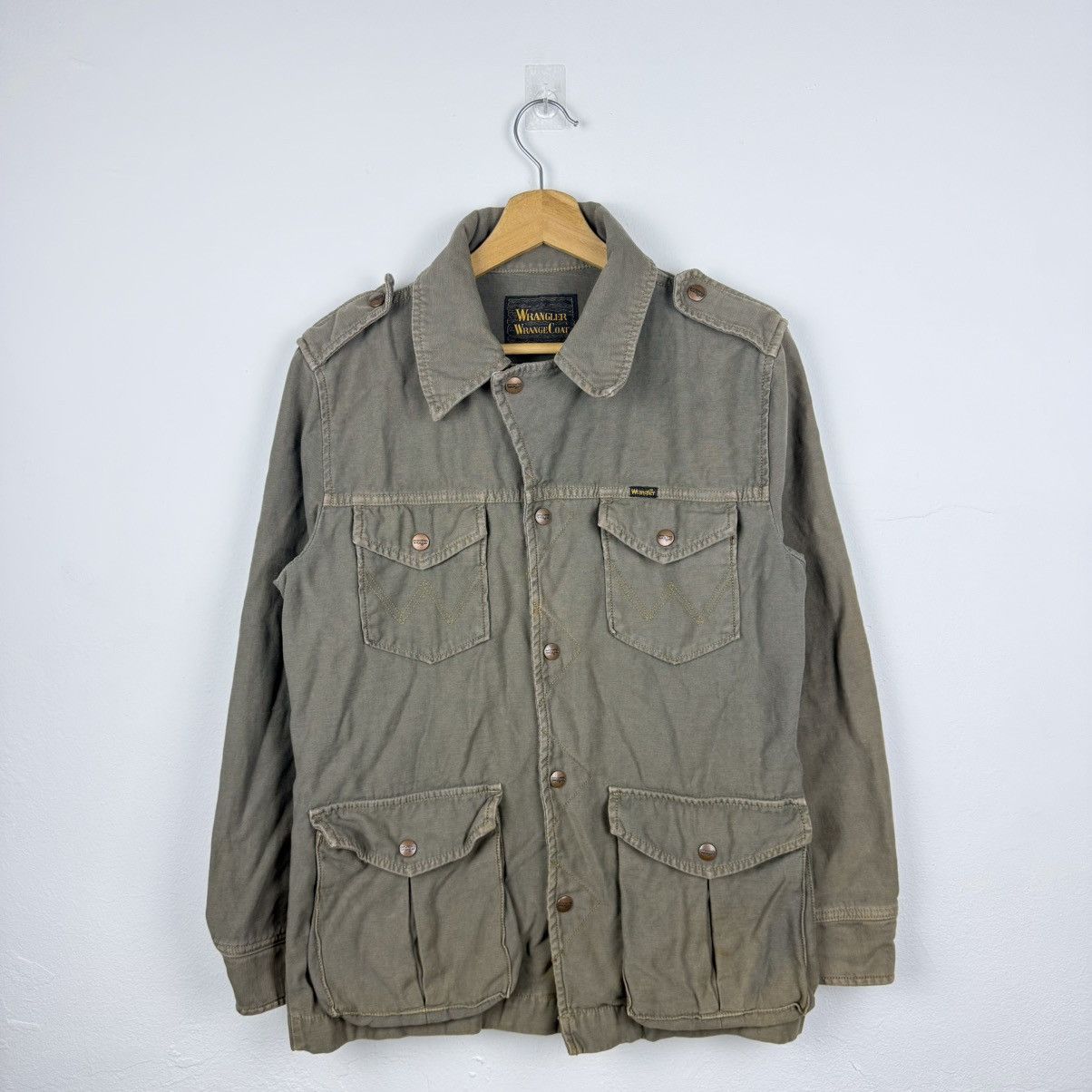 Wrangler Vintage Rare Wrangler Wrange Coat Chore Jacket Size US M / EU 48-50 / 2 - 1 Thumbnail