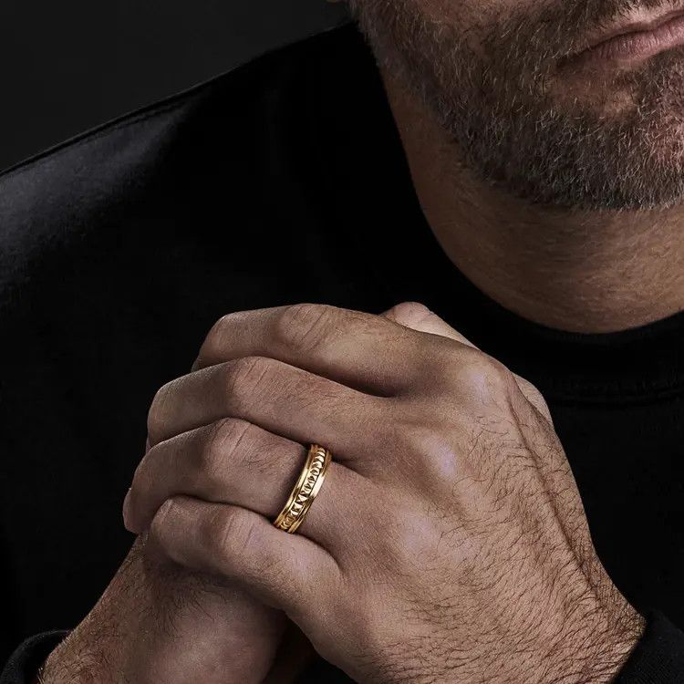 David Yurman o1w1db11025 R25481M /Size 8 / Rings in Golden Size ONE SIZE - 4 Thumbnail