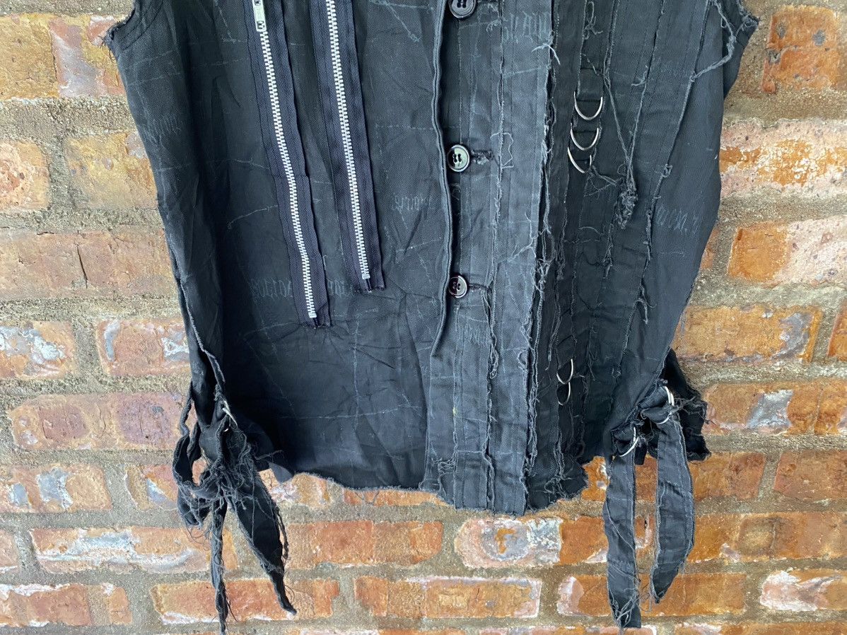 Japanese Brand 2000s H.Anarchy Naoto HAGI distressed fringe Punk Gothic Size US M / EU 48-50 / 2 - 4 Thumbnail
