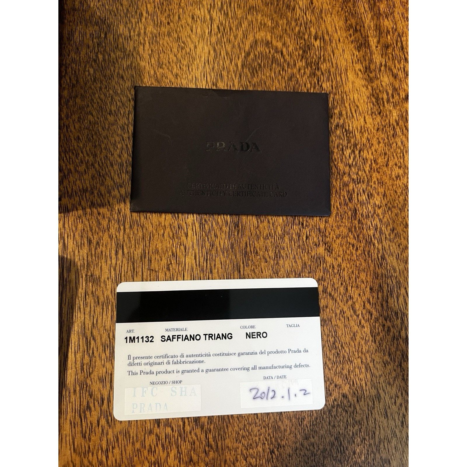 Prada Prada Large Saffiano Leather Wallet 100% Authentic Black Size ONE SIZE - 3 Thumbnail