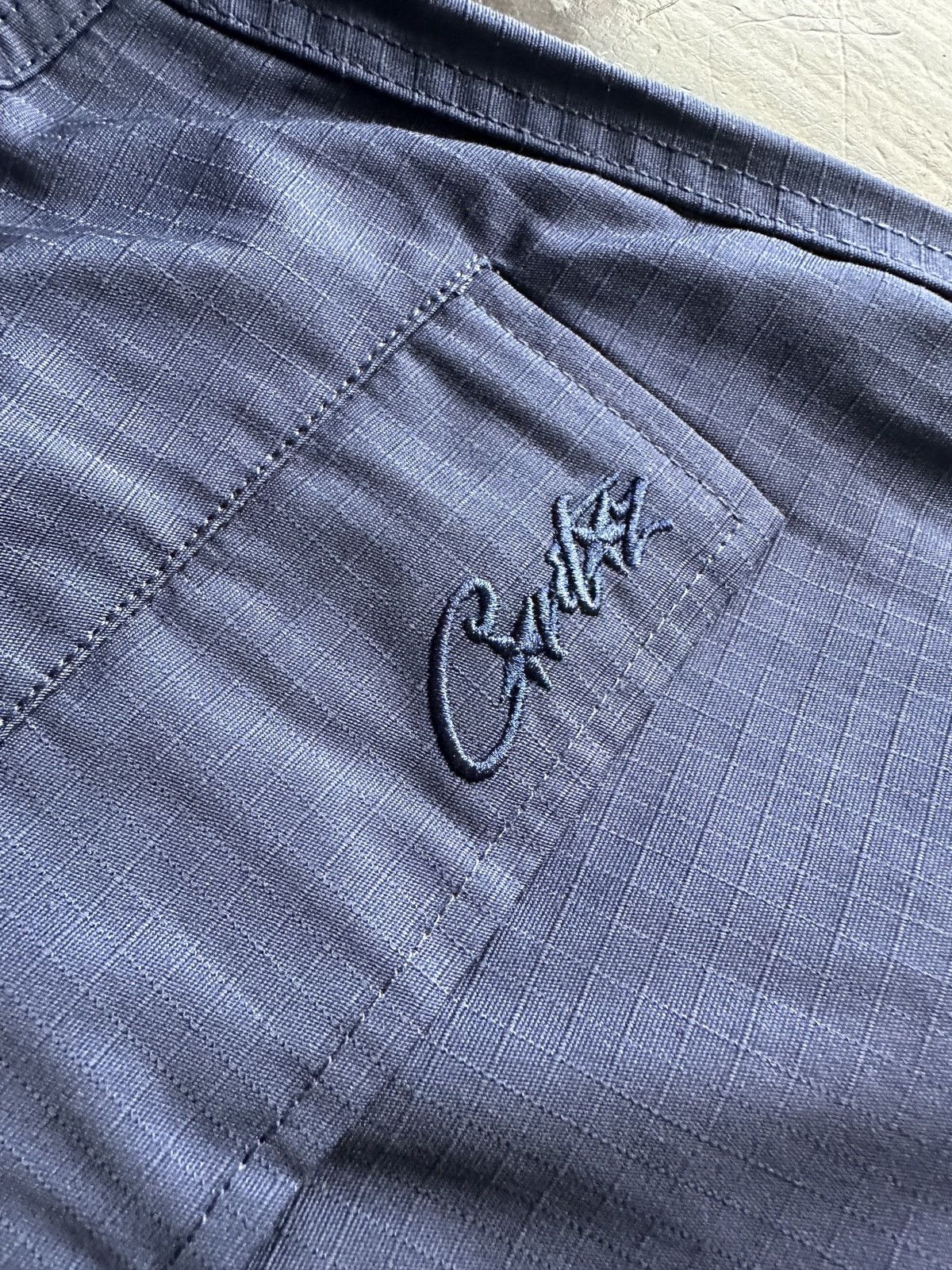 Corteiz Guerillaz Cargo Pants Navy Blue