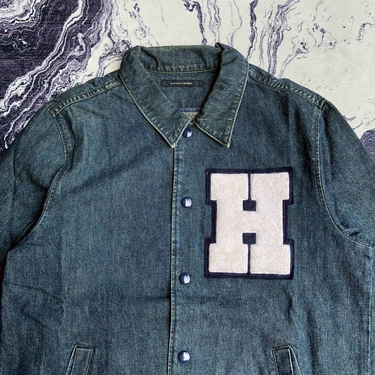 URBAN RESEARCH DOORS URBAN RESEARCH DOORS Denim Coach Jacket Size US M / EU 48-50 / 2 - 2 Thumbnail