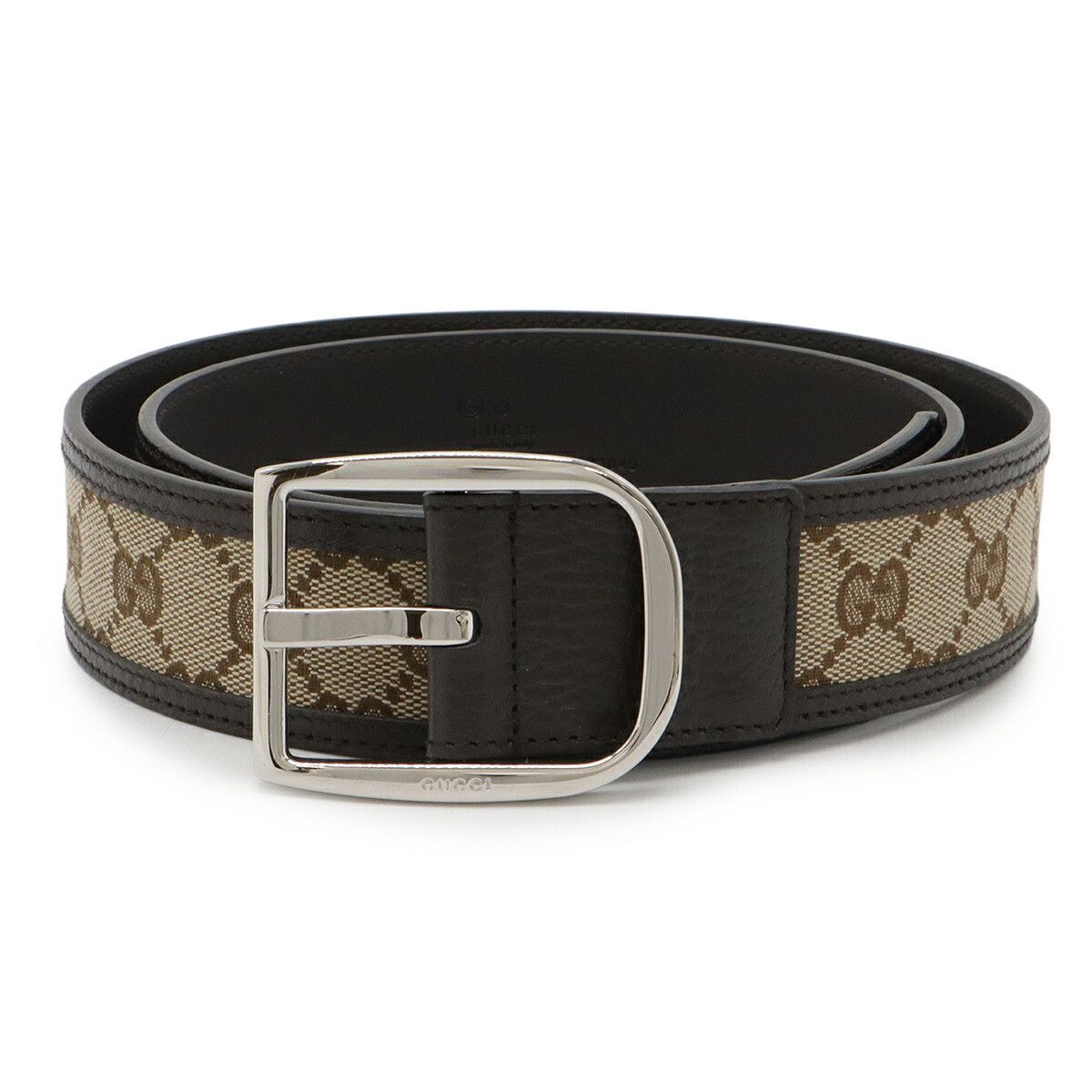 Gucci Gucci Gucci GG Canvas Leather Belt Canvas Other 449716 Size ONE SIZE - 1 Thumbnail