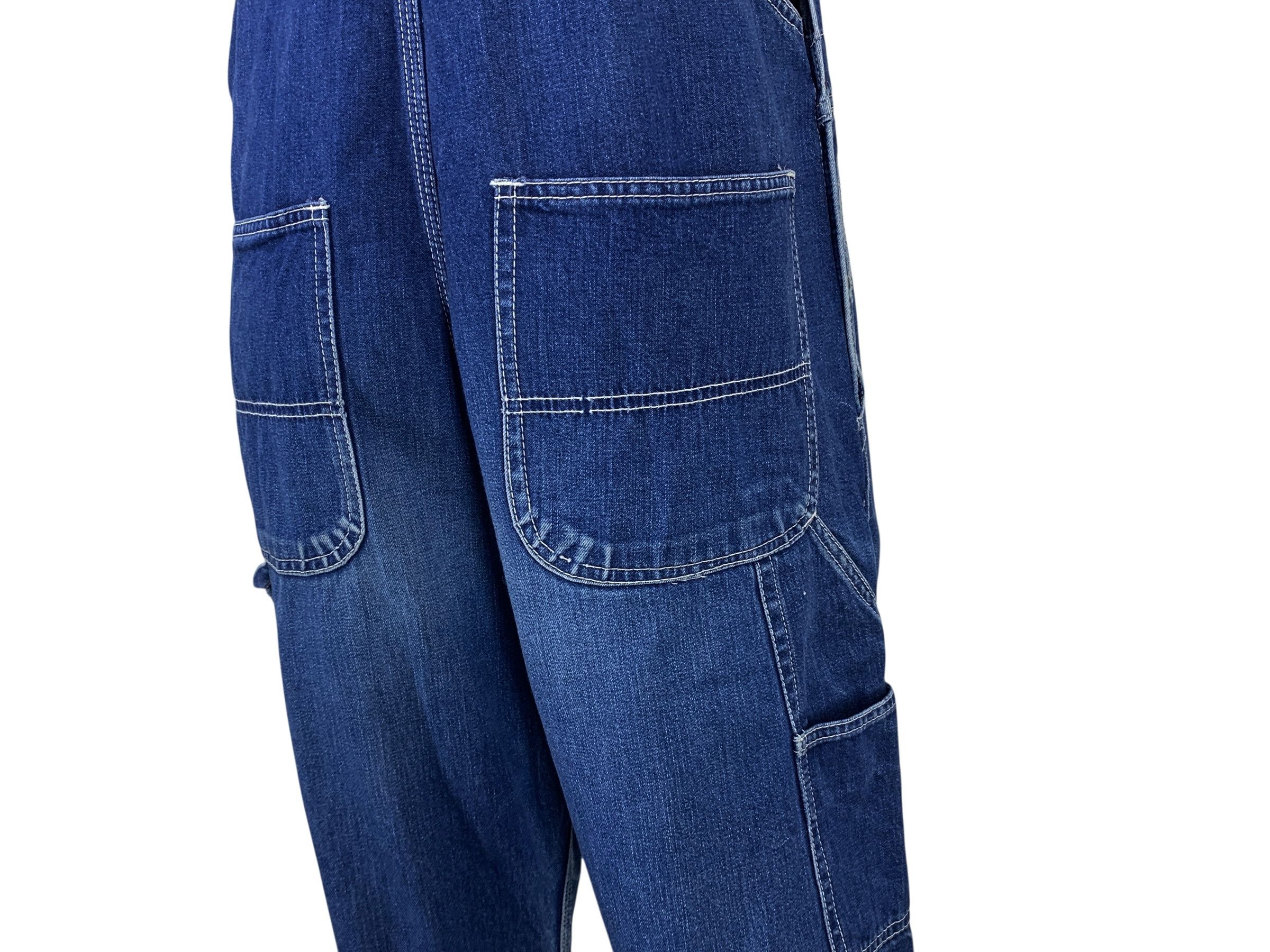 Big John × Vintage Big John Carpenter Bib Overalls Jeans Size US 32 / EU 48 - 10 Thumbnail