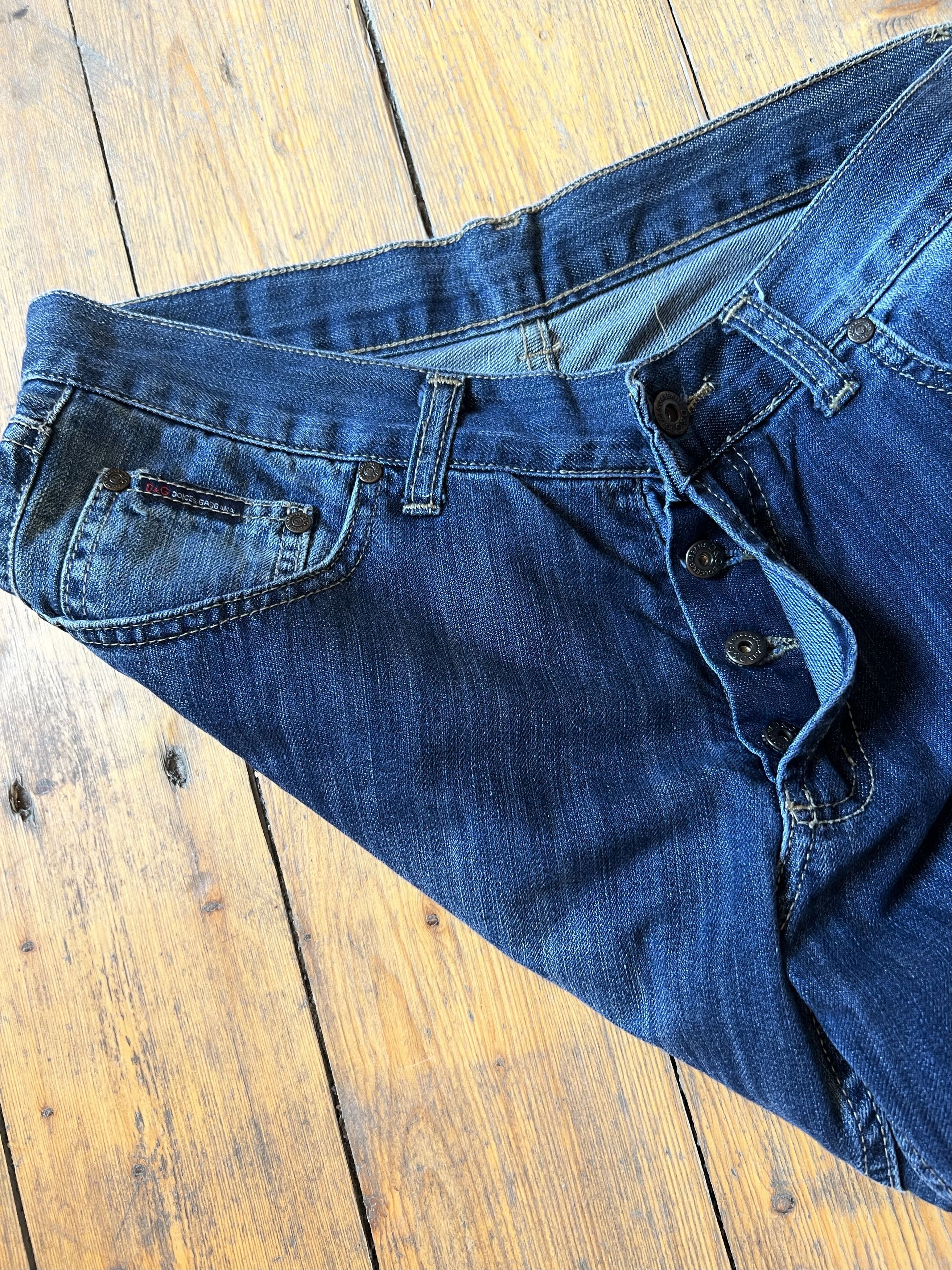 Denime DG Vintage Distressed Jeans Pants 1980s Size US 32 / EU 48 - 11 Thumbnail