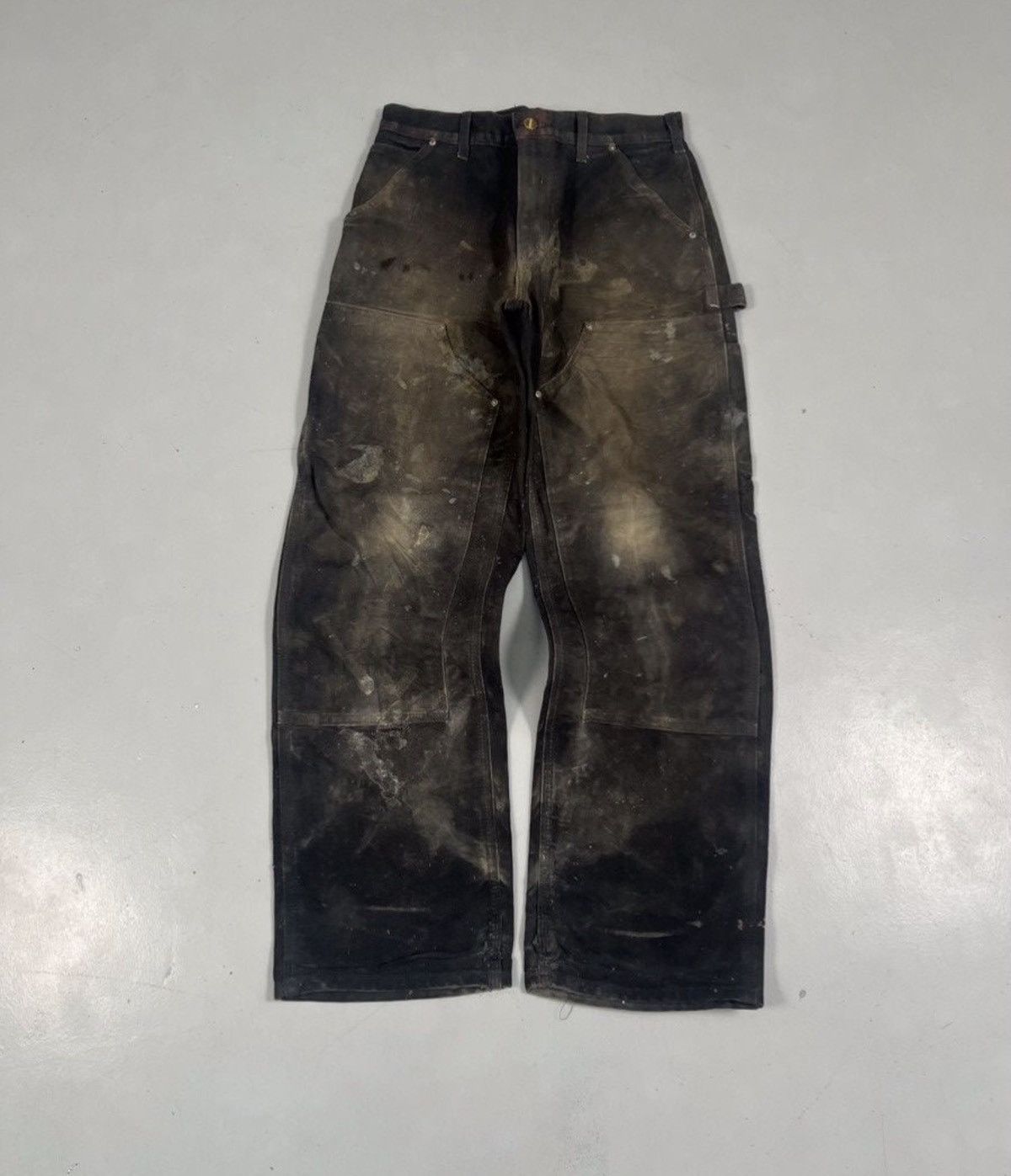 Carhartt Vintage carhartt b01 brn double knee denim Size US 30 / EU 46 - 1 Thumbnail