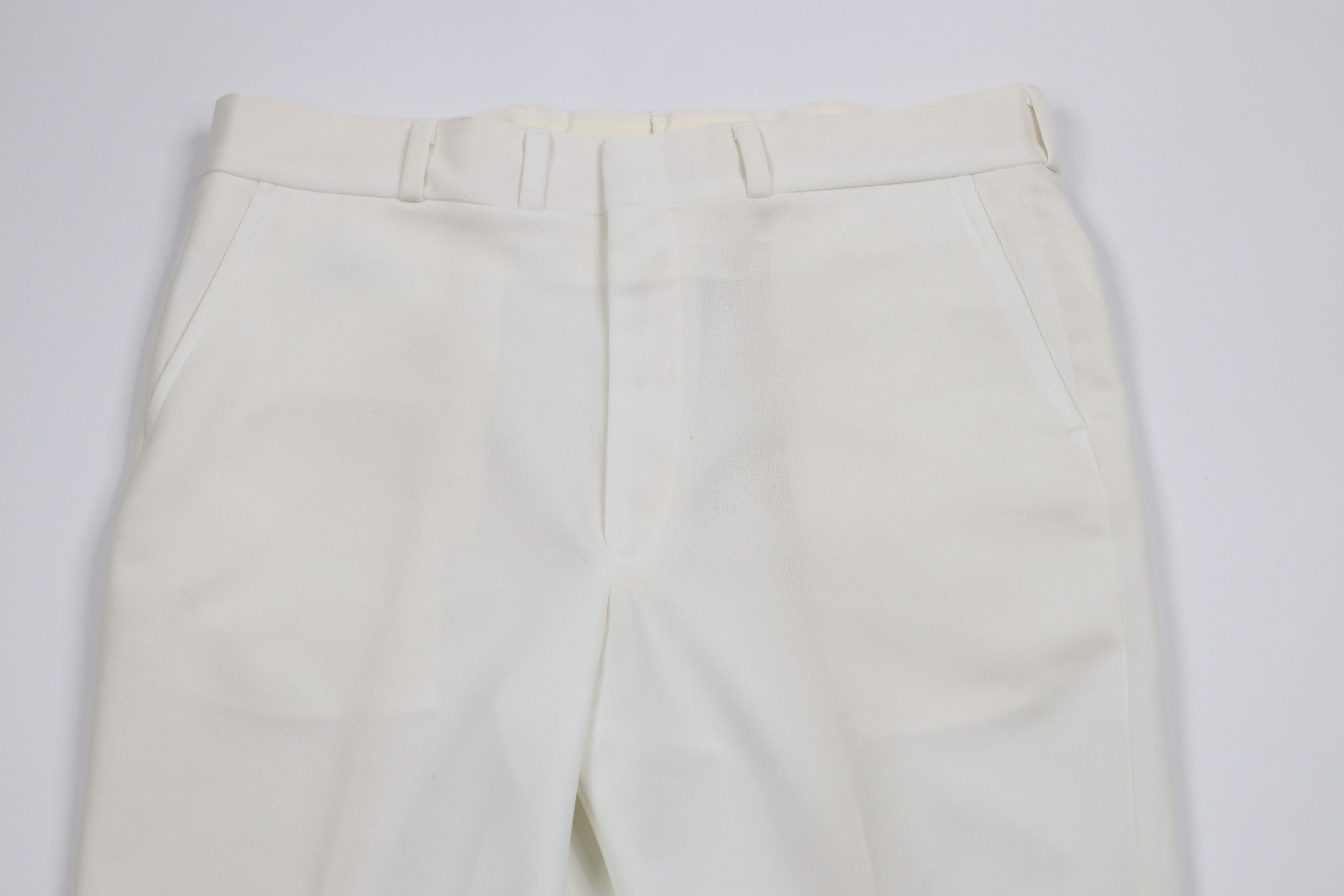 Vintage Vintage 70s Streetwear Knit Bell Bottoms Pants White USA Size US 36 / EU 52 - 2 Thumbnail
