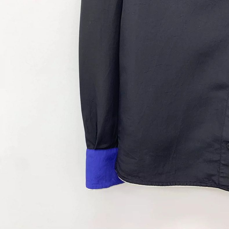 Louis Vuitton Louis Vuitton Black Mulberry Silk Lapel Long Sleeve Single Size XXS / US 00 / IT 34 - 4 Thumbnail
