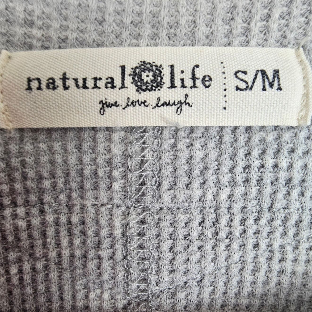 Natural Issue Natural Life Womens Waffle Knit Oversized Thermal Top Sz S/M Size M / US 6-8 / IT 42-44 - 7 Thumbnail