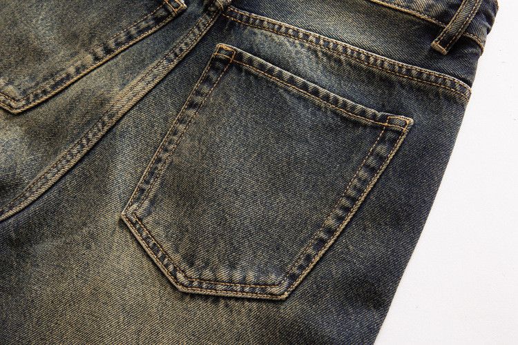 Japanese Brand × Jean Men's distressed tie-dye casual gradient wash jeans Size US 32 / EU 48 - 5 Thumbnail