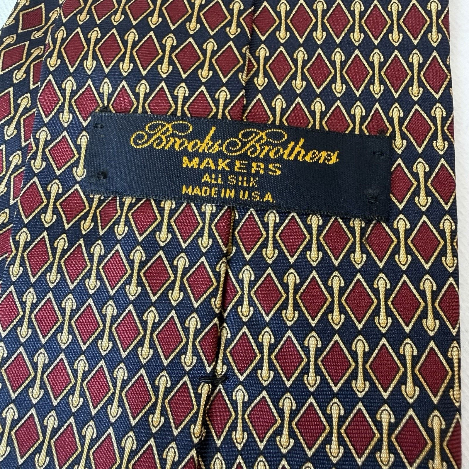 Brooks Brothers Vintage Brooks Brothers Makers Silk Tie Made USA (1980s–90s) Size ONE SIZE - 5 Thumbnail
