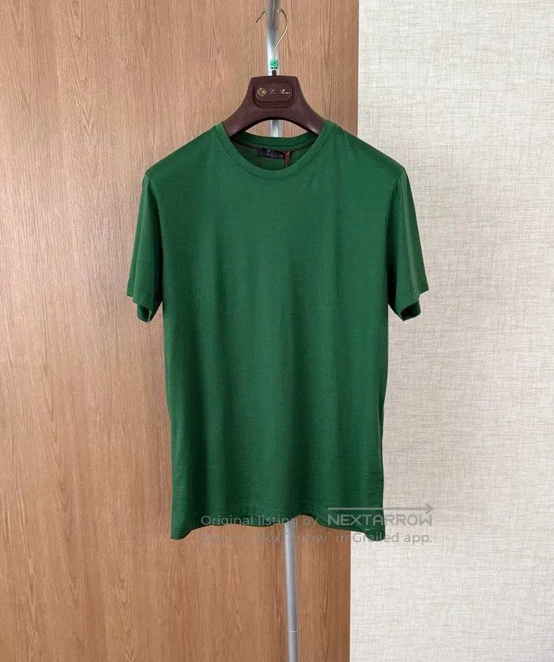 Loro Piana Loro Piana Round Neck Short Sleeve T-Shirt. Size US M / EU 48-50 / 2 - 1 Thumbnail